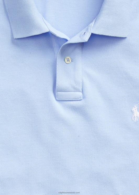 Ralph Lauren mehed slim fit võrkkangast moodne polosärk PR0V13 kontorisinine