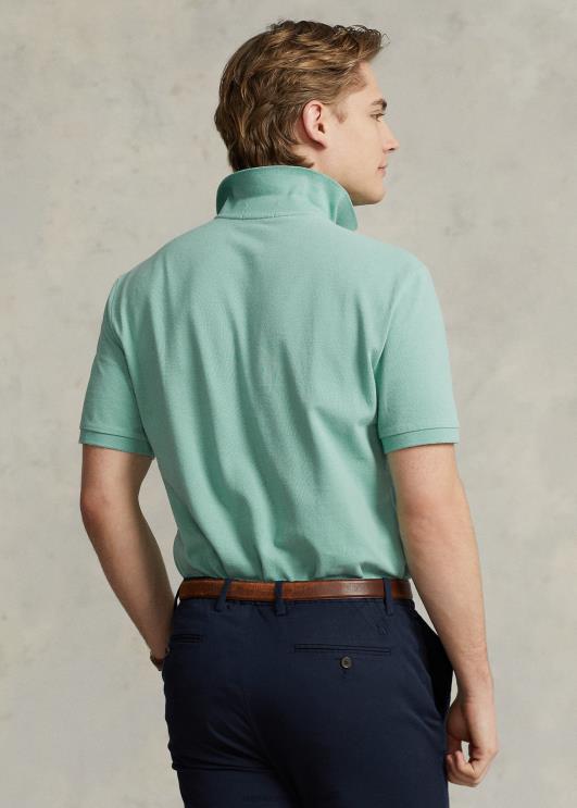 Ralph Lauren mehed slim fit võrkkangast mugav polosärk PR0V19 essex roheline