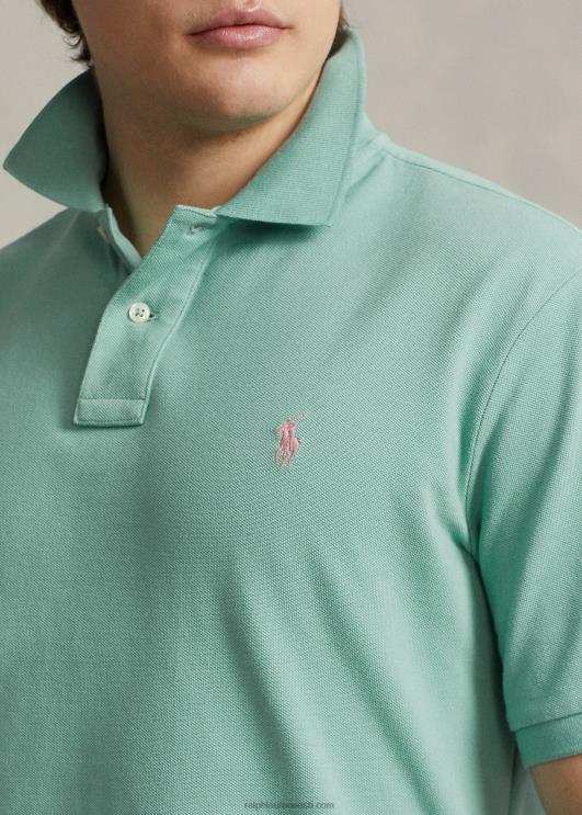 Ralph Lauren mehed slim fit võrkkangast mugav polosärk PR0V19 essex roheline
