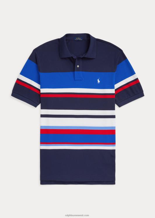 Ralph Lauren mehed triibulise võrguga polosärk PR0V1564 vaikse ookeani kuninglik multi