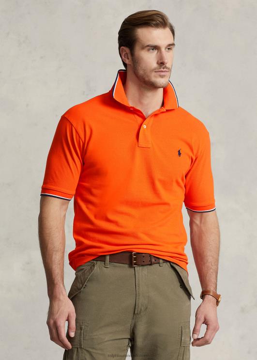 Ralph Lauren mehed võrgust polosärk PR0V1354 purjekas oranž
