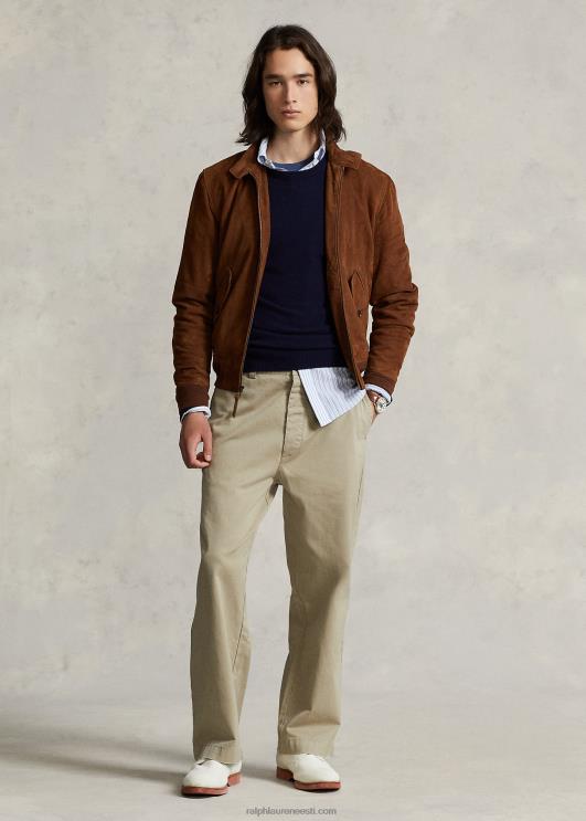 Ralph Lauren mehed burroughs lõdvestunud istuvus chino püksid PR0V120