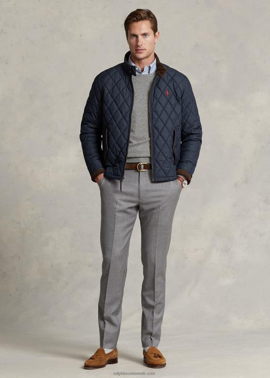 Ralph Lauren mehed õhukesed villased toimsed püksid PR0V734 kanarbikuhall