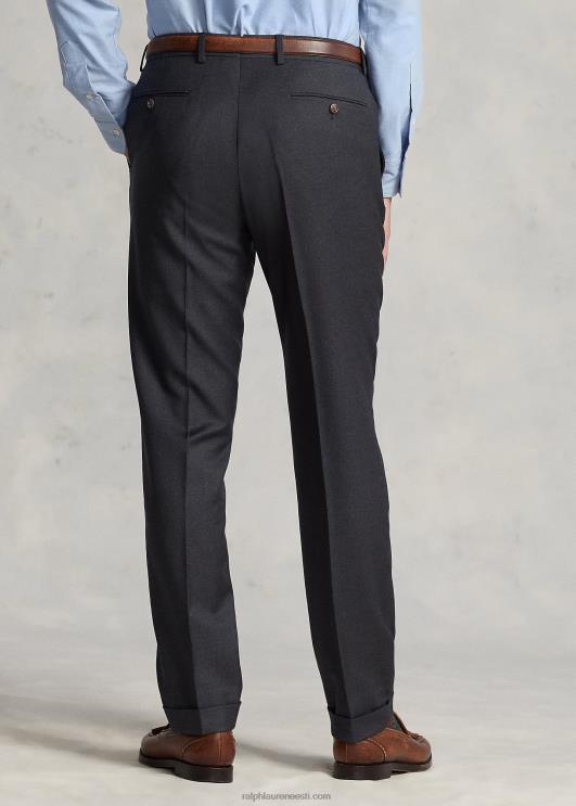 Ralph Lauren mehed õhukesed villased toimsed püksid PR0V735 keskmine hall