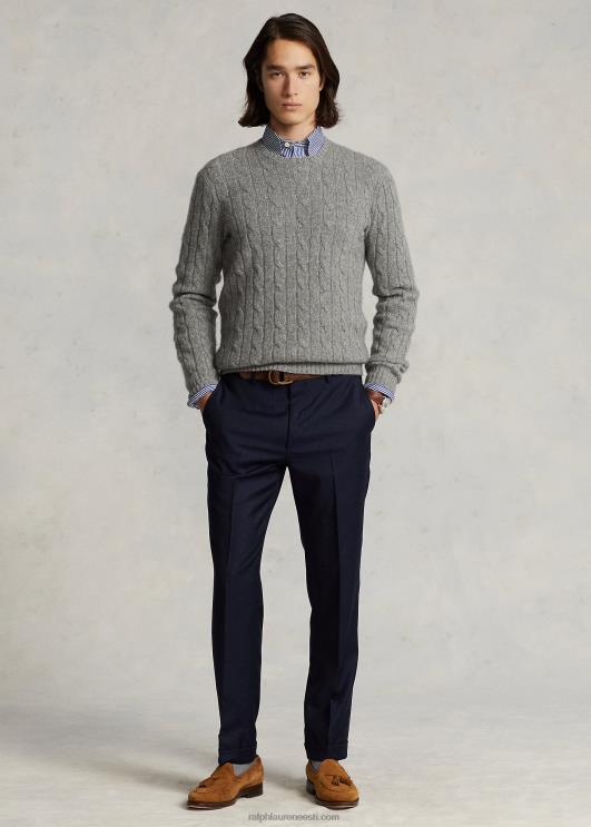 Ralph Lauren mehed õhukesed villased toimsed püksid PR0V737 klassikaline merevägi