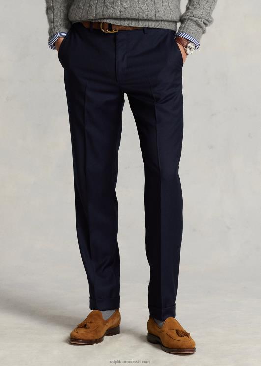 Ralph Lauren mehed õhukesed villased toimsed püksid PR0V737 klassikaline merevägi