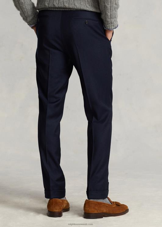 Ralph Lauren mehed õhukesed villased toimsed püksid PR0V737 klassikaline merevägi