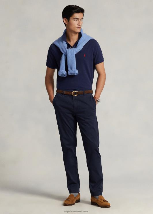 Ralph Lauren mehed jarrett stretch slim fit satiinpüksid PR0V666 lennuväe merevägi