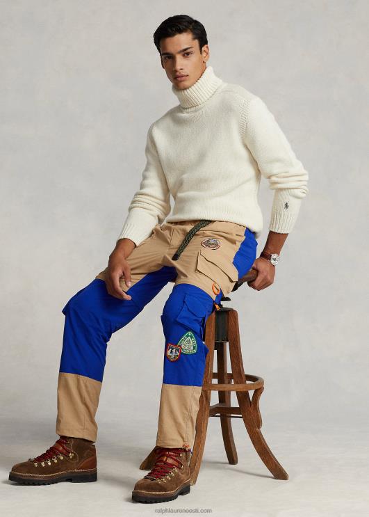 Ralph Lauren mehed kabriolett vetthülgav matkapüks PR0V8497 vintage khaki / linnakuninglik