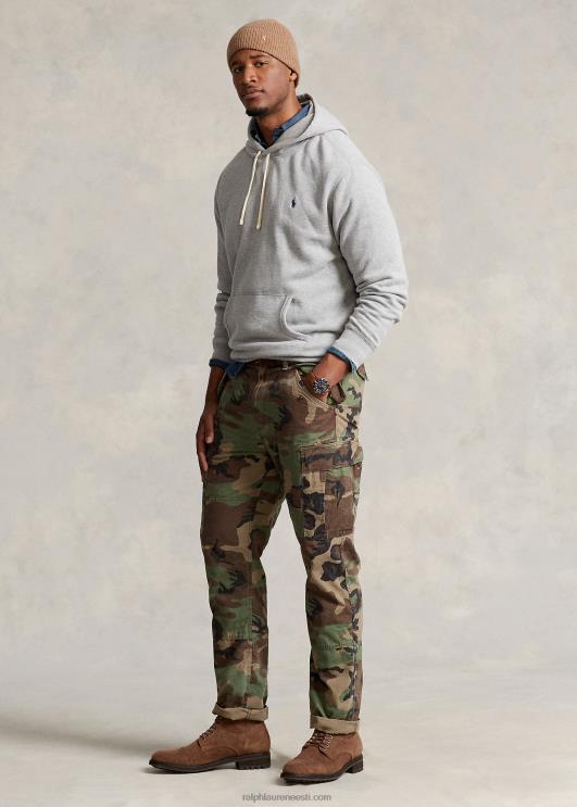 Ralph Lauren mehed klassikaline istuv canvas cargo püksid PR0V1394 ülejääk camo