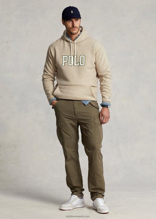 Ralph Lauren mehed klassikaline istuv canvas cargo püksid PR0V1801 õues oliiv