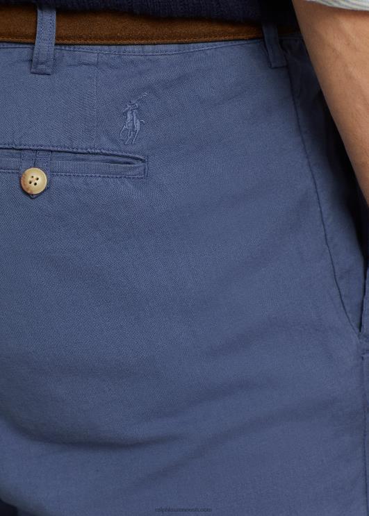 Ralph Lauren mehed klassikaline istuv linane-puuvillane püks PR0V1412 sinine taevas