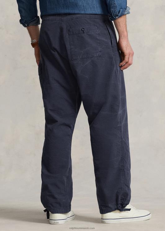 Ralph Lauren mehed lõdvestunud istuv lõuend cargo püksid PR0V1356 Newporti merevägi