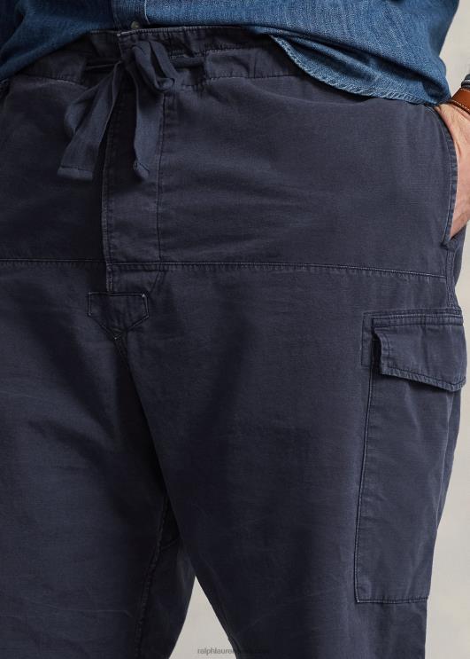Ralph Lauren mehed lõdvestunud istuv lõuend cargo püksid PR0V1356 Newporti merevägi