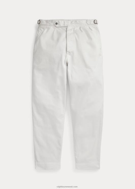 Ralph Lauren mehed lõdvestunud istuv plisseeritud toimpüks PR0V8626 tekipesu valge