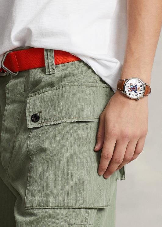 Ralph Lauren mehed lõdvestunud kandepüksid PR0V1121 heleroheline