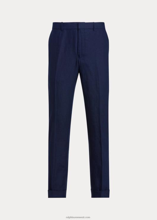 Ralph Lauren mehed linane ülikonnapüksid PR0V1075 merevägi