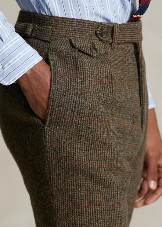 Ralph Lauren mehed morehouse kollektsiooni ülikonnapüksid PR0V1287 pruun