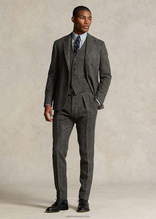 Ralph Lauren mehed morehouse kollektsiooni ülikonnapüksid PR0V1298 hall