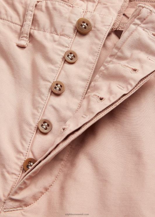 Ralph Lauren mehed ohvitser chino püksid PR0V1776 päike pleekinud roosaks