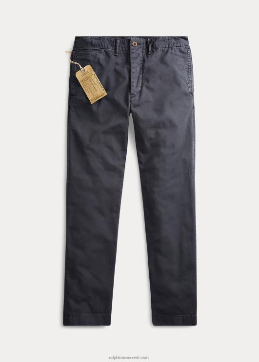 Ralph Lauren mehed ohvitser chino püksid PR0V8689 merevägi