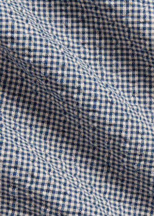 Ralph Lauren mehed ohvitser seersicker püks PR0V1697 sinine/kreem