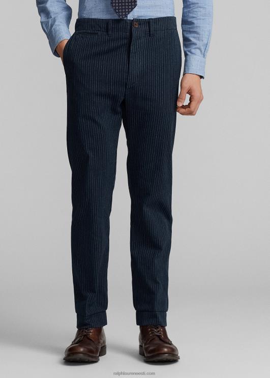 Ralph Lauren mehed ohvitser triibuline kalasabapüks PR0V1698 indigo pinstripe