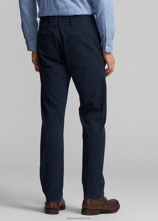 Ralph Lauren mehed ohvitser triibuline kalasabapüks PR0V1698 indigo pinstripe