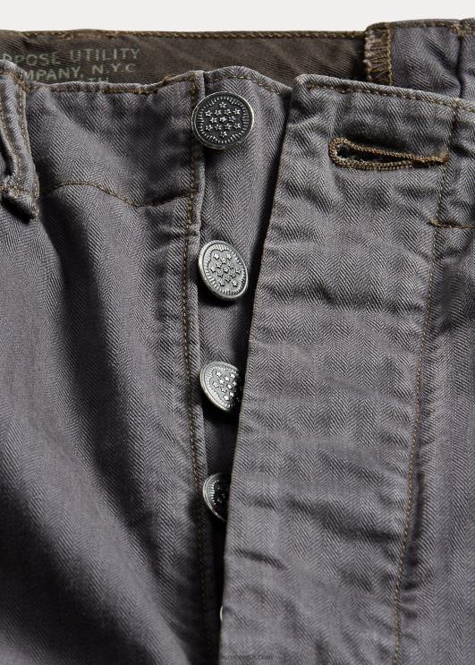 Ralph Lauren mehed põld kalasaba toimse püks PR0V1754 pestud mustaks