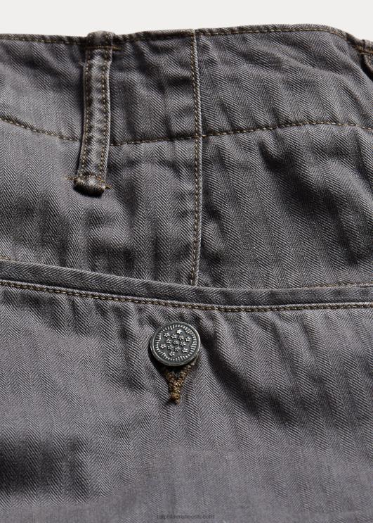 Ralph Lauren mehed põld kalasaba toimse püks PR0V1754 pestud mustaks