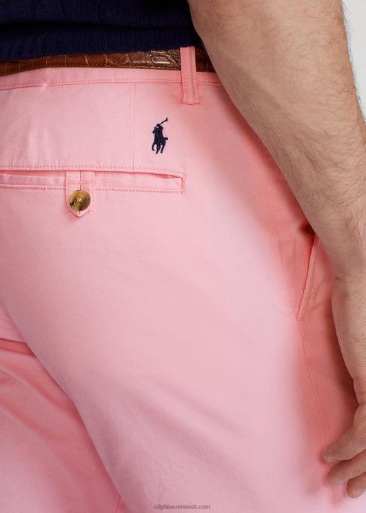 Ralph Lauren mehed pestud veniv chino püksid kõik sobivad PR0V8389 karmeli roosa