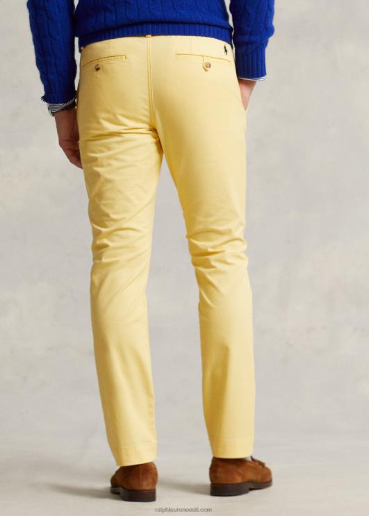 Ralph Lauren mehed pestud veniv chino püksid kõik sobivad PR0V8392 maisi kollane