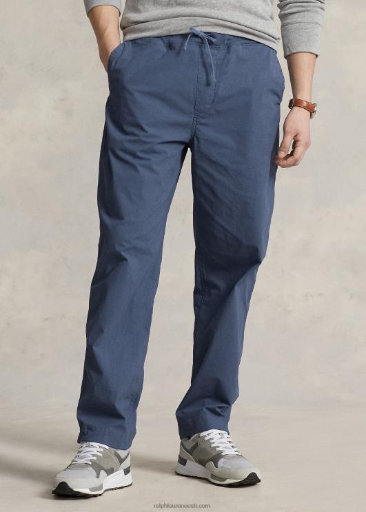 Ralph Lauren mehed pingevaba istmega veniv popliinpüks PR0V791 klann sinine