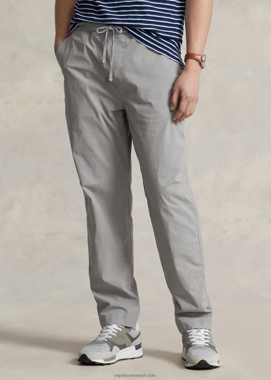 Ralph Lauren mehed pingevaba istmega veniv popliinpüks PR0V792 hall udu