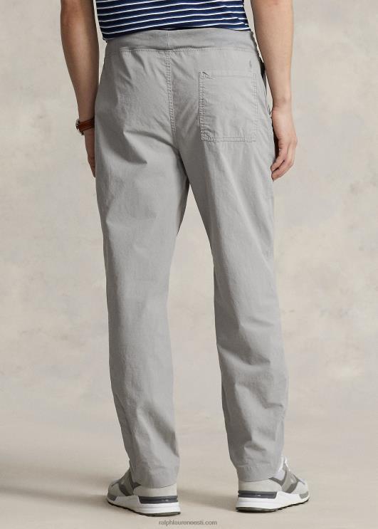 Ralph Lauren mehed pingevaba istmega veniv popliinpüks PR0V792 hall udu