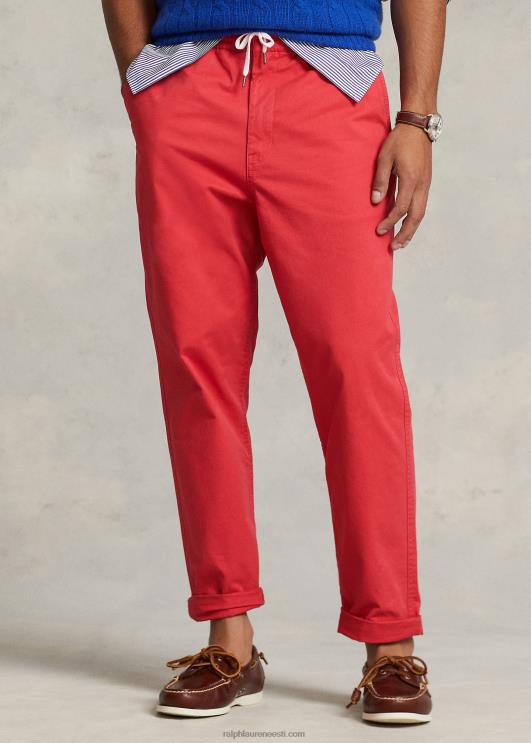 Ralph Lauren mehed polo prepster classic fit chino püksid PR0V576 tüürpoor punane