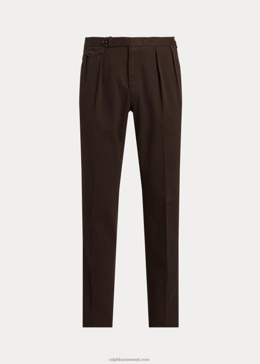 Ralph Lauren mehed rõivavärviga stretš chino püksid PR0V822 tumepruun