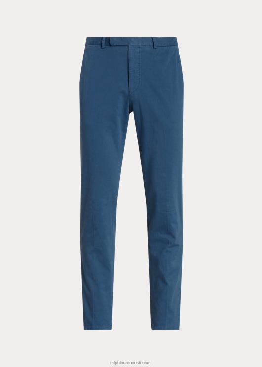 Ralph Lauren mehed rõivavärviga veniv chino ülikonna püksid PR0V1102 klann sinine