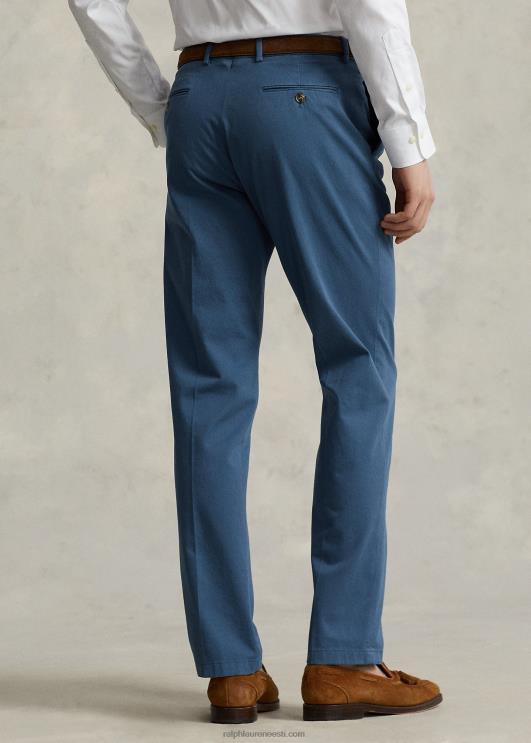 Ralph Lauren mehed rõivavärviga veniv chino ülikonna püksid PR0V1102 klann sinine