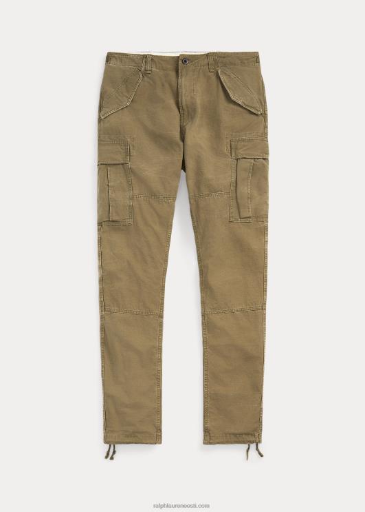 Ralph Lauren mehed slim fit canvas cargo püksid PR0V503 õues oliiv