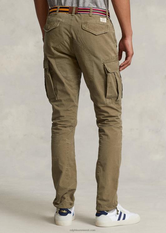 Ralph Lauren mehed slim fit canvas cargo püksid PR0V503 õues oliiv