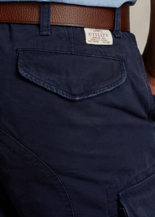 Ralph Lauren mehed slim fit canvas cargo püksid PR0V504 lennuväe merevägi