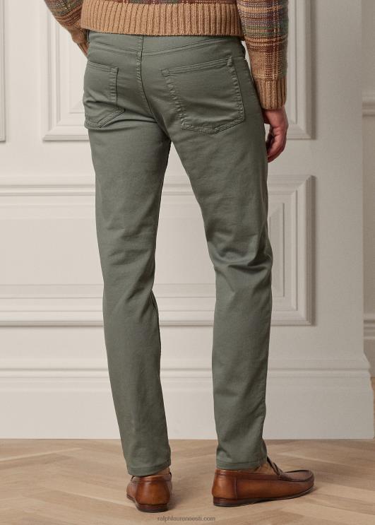 Ralph Lauren mehed slim fit veniv Dobby püksid PR0V85 saare sinine