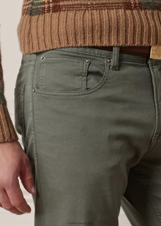 Ralph Lauren mehed slim fit veniv Dobby püksid PR0V85 saare sinine