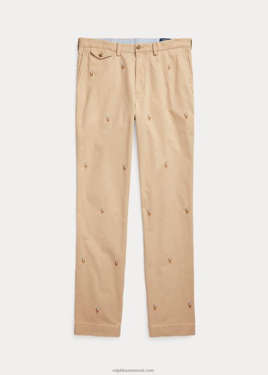Ralph Lauren mehed veniv klassikaline polo poni chino püksid PR0V1386 vintage khaki