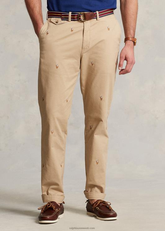 Ralph Lauren mehed veniv klassikaline polo poni chino püksid PR0V1386 vintage khaki