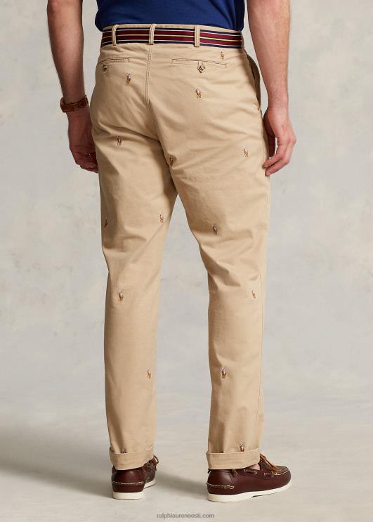 Ralph Lauren mehed veniv klassikaline polo poni chino püksid PR0V1386 vintage khaki
