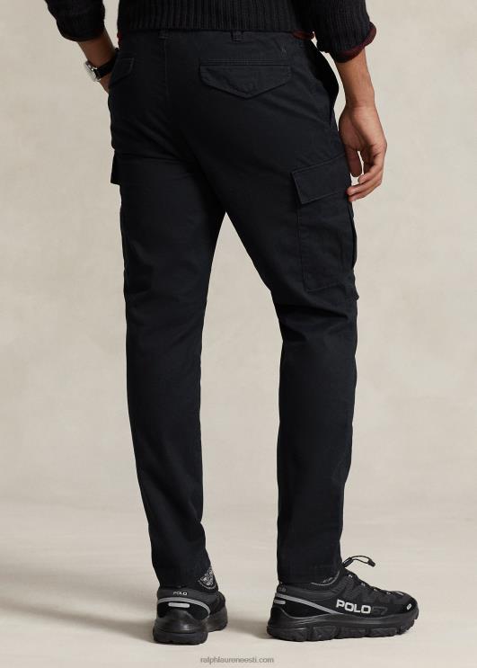 Ralph Lauren mehed veniv slim fit twill cargo püksid PR0V8431 must