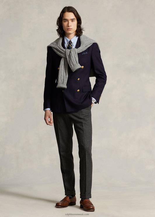 Ralph Lauren mehed venivad flanellpüksid PR0V8662 hall