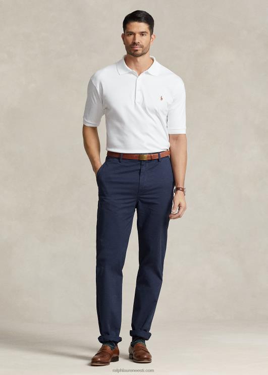 Ralph Lauren mehed venivad klassikalises vormis chino püksid PR0V1862 mereline tint